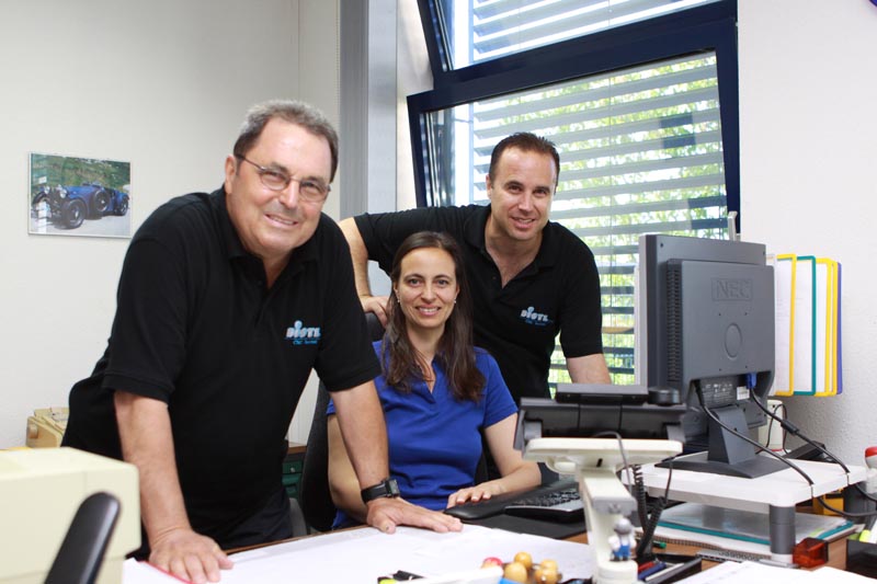 Anton Distl, Daniela Distl, Sascha Distl (von links)
